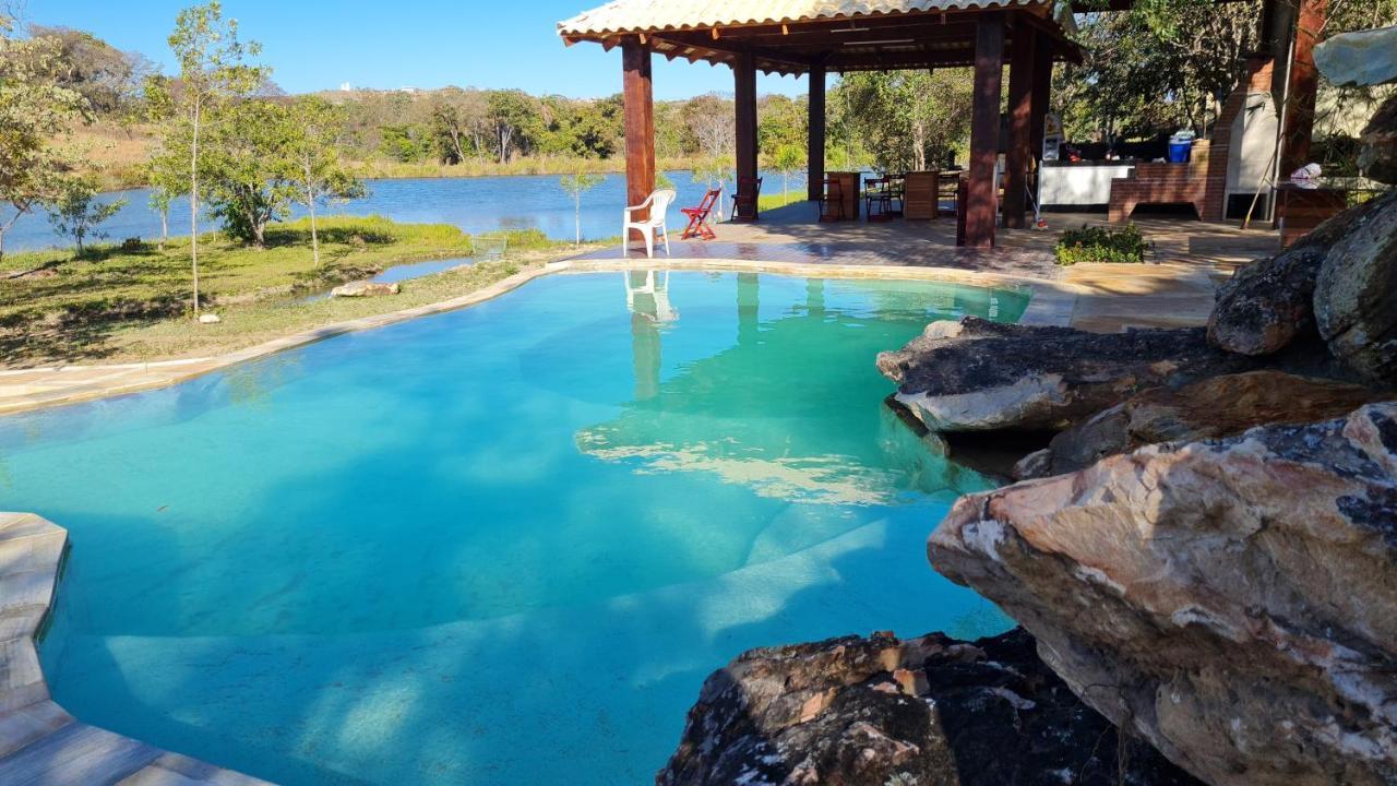 Chale Defronte Lagoa Na Serra Do Cipo Proximo A Cachoeira Grande, Cachoeira Do Pedrao E Cachoeira Veu Da Noiva Jaboticatubas Exterior foto